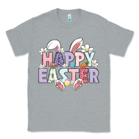 Heather Grey happy easter Classic Tee - LillyAllenDesigns