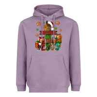 Lavender The real gift is Jesus Heavyweight Hoodie - NancyCooperArtShop