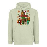 Matcha The real gift is Jesus Heavyweight Hoodie - NancyCooperArtShop