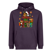 Plum The real gift is Jesus Heavyweight Hoodie - NancyCooperArtShop