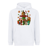 White The real gift is Jesus Heavyweight Hoodie - NancyCooperArtShop