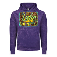Cloud Purple the lake is my happy place Vintage Hoodie - HRA Design Shop
