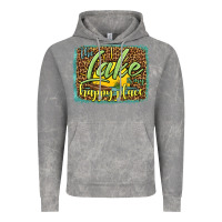 Cloud Rock the lake is my happy place Vintage Hoodie - HRA Design Shop