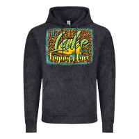 Vintage Black the lake is my happy place Vintage Hoodie - HRA Design Shop