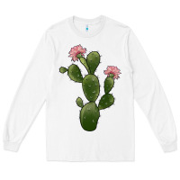 White cactus 2 Long Sleeve Tee - JahusDesignShop