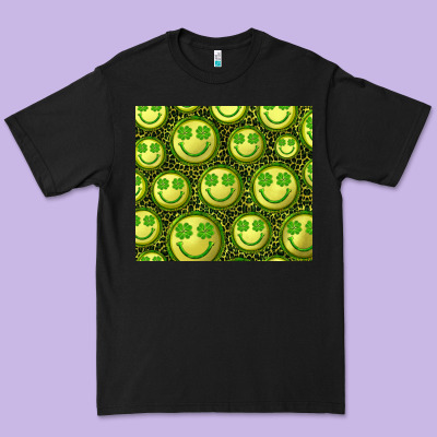 Premium Tee st. patricks day lucky face