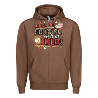 Chestnut that's my brother on that field  baseball Zipper Hoodie - MaliasSmallBusiness