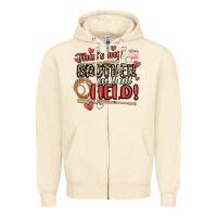 Sandshell that's my brother on that field  baseball Zipper Hoodie - MaliasSmallBusiness