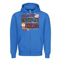 True Royal that's my brother on that field  baseball Zipper Hoodie - MaliasSmallBusiness