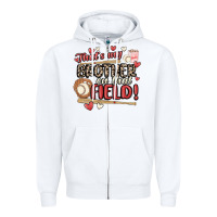 White that's my brother on that field  baseball Zipper Hoodie - MaliasSmallBusiness