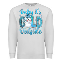 Dove Grey baby it's cold outside bbs Premium Sweatshirt - BundleAndBundleShop