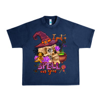 Navy i put a spell on you Urban Heavy Tee - AdoDesignShop