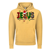 Vintage Mustard jesus the season for the season Vintage Hoodie - CowhideDigitalArt