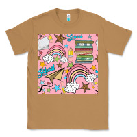 Toasted Coconut school with rainbow seamless pattern Classic Tee - BundleAndBundleShop
