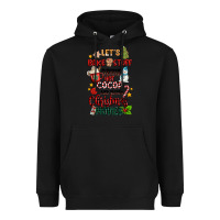 Black let's bake stuff drink hot cocoa and watch christm Heavyweight Hoodie - MaliasSmallBusiness