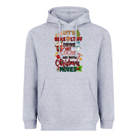 Heather Grey let's bake stuff drink hot cocoa and watch christm Heavyweight Hoodie - MaliasSmallBusiness