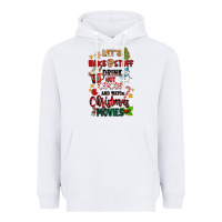 White let's bake stuff drink hot cocoa and watch christm Heavyweight Hoodie - MaliasSmallBusiness