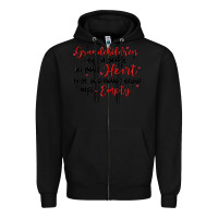 Black grandchildren fill a space in your heart Zipper Hoodie - MaliasSmallBusiness