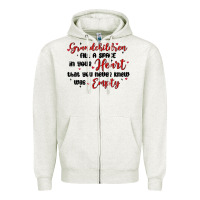 Oatmeal Heather grandchildren fill a space in your heart Zipper Hoodie - MaliasSmallBusiness