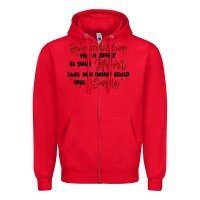 Red grandchildren fill a space in your heart Zipper Hoodie - MaliasSmallBusiness