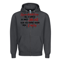 Smoke grandchildren fill a space in your heart Zipper Hoodie - MaliasSmallBusiness