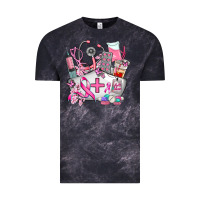 Cloud Black nurse  and cancer Vintage Tee - AdoDesignShop