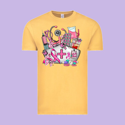 Nurse  And Cancer Vintage Tee Designed By Adodesignshop