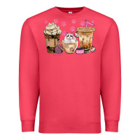 Cardinal cat coffee cups with paw bbs Premium Sweatshirt - BundleAndBundleShop