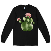 Black cactus Long Sleeve Tee - JahusDesignShop