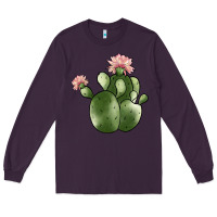 Plum cactus Long Sleeve Tee - JahusDesignShop