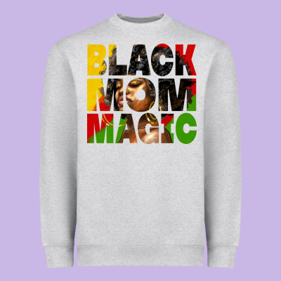 Black Mom Magic Juneteenth Heavyweight Sweatshirt Designed By Hra Design Shop