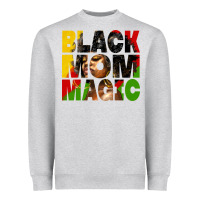 Heather Grey black mom magic juneteenth Heavyweight Sweatshirt - HRA Design Shop