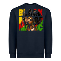 Navy black mom magic juneteenth Heavyweight Sweatshirt - HRA Design Shop