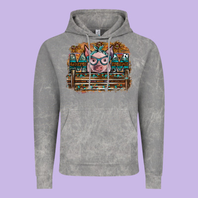 Mom Pig Vintage Hoodie Designed By Sublimationcraftshop