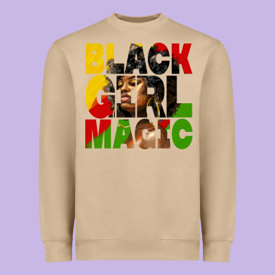 Black Girl Magic Juneteenth Heavyweight Sweatshirt Designed By Hra Design Shop