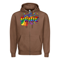 Chestnut pride Zipper Hoodie - MaliasSmallBusiness