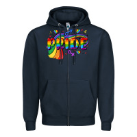 Navy pride Zipper Hoodie - MaliasSmallBusiness