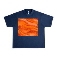 Navy orange glitter Urban Heavy Tee - JahusDesignShop