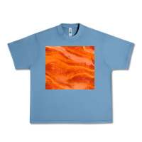 Pebble Blue orange glitter Urban Heavy Tee - JahusDesignShop