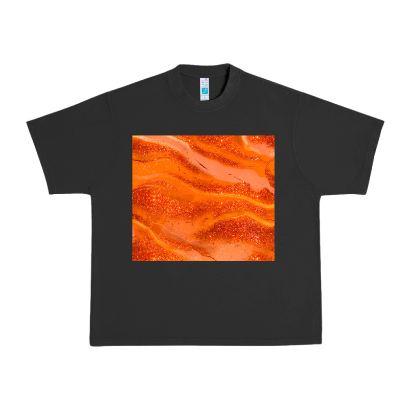 Orange Glitter Urban Heavy Tee by JahusDesignShop | Teevron