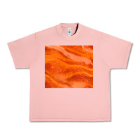 Salmon orange glitter Urban Heavy Tee - JahusDesignShop
