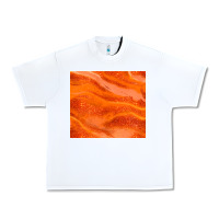 White orange glitter Urban Heavy Tee - JahusDesignShop