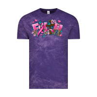 Cloud Purple cancer faith cross Vintage Tee - AdoDesignShop