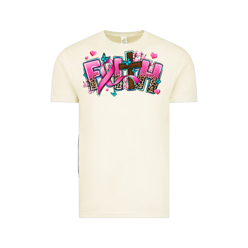 Cancer Faith Cross Vintage Tee by AdoDesignShop | Teevron