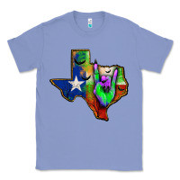 Colony Blue texas map halloween Classic Tee - JahusDesignShop