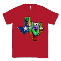 Red texas map halloween Classic Tee - JahusDesignShop