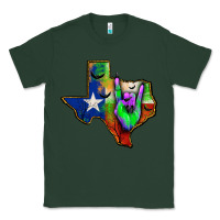 Sports Green texas map halloween Classic Tee - JahusDesignShop