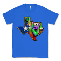 True Royal texas map halloween Classic Tee - JahusDesignShop