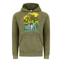 Vintage Olive let's go jump in the lake Vintage Hoodie - HRA Design Shop