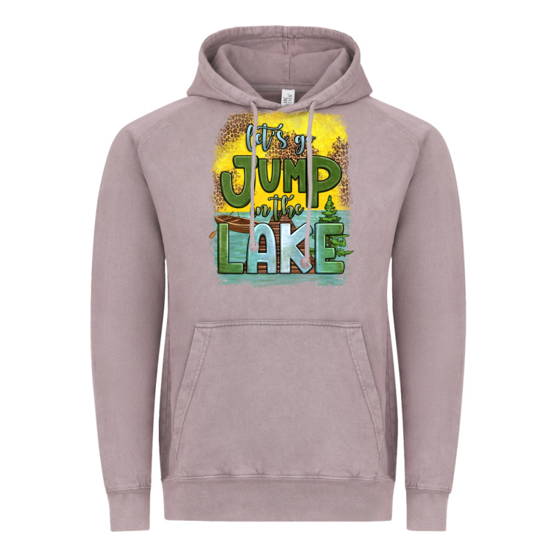Let's Go Jump In The Lake Vintage Hoodie by HRA Design Shop | Teevron